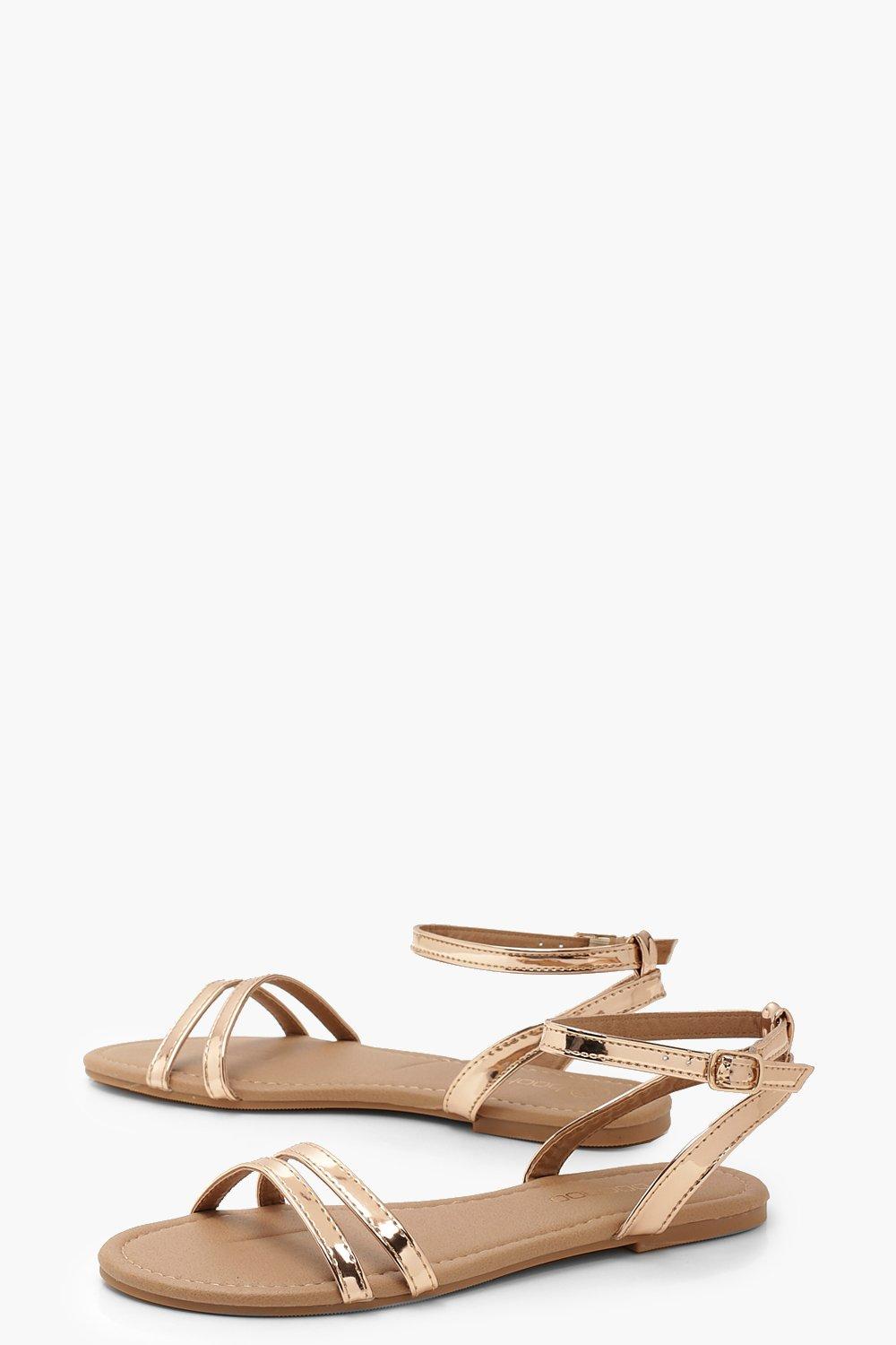 Boohoo hot sale flat sandals